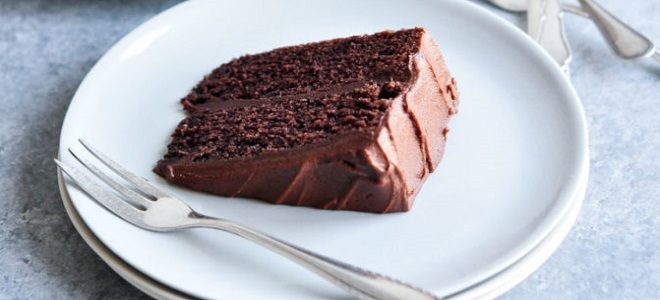 шоколадный торт сметанник