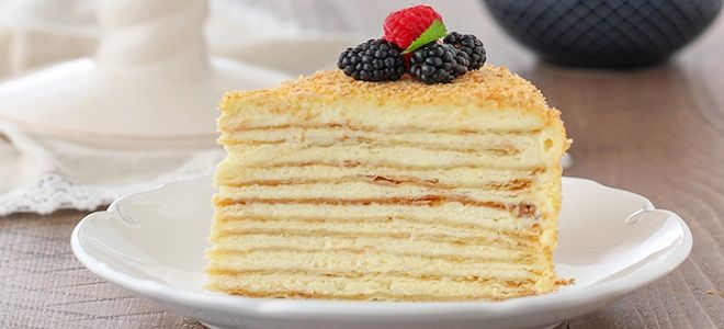 торт Наполеон самый вкусный рецепт