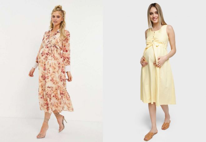 летние платья для беременных
