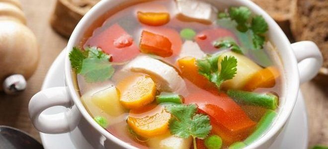 овощной суп с шампиньонами рецепт