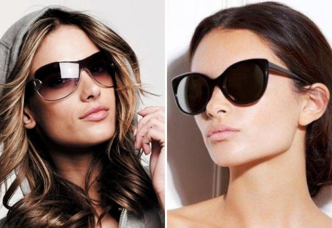 женские очки солнцезащитные для квадратного лица