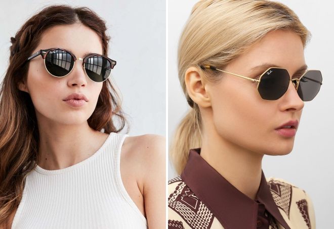 женские солнцезащитные очки ray ban