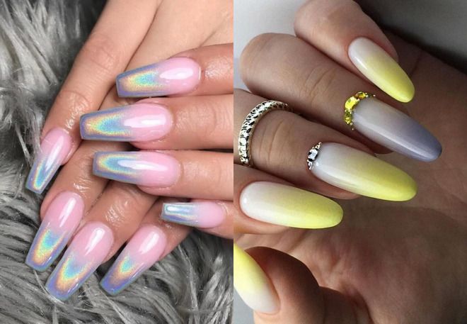 ombre summer manicure