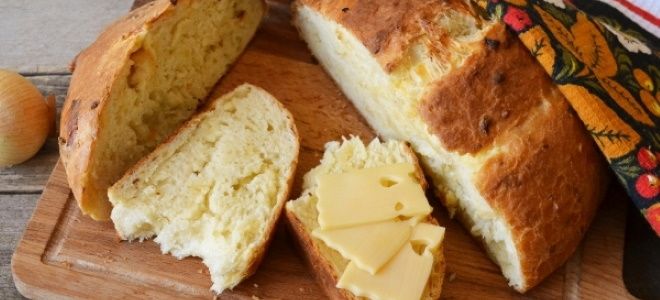 луковый хлеб в духовке рецепт