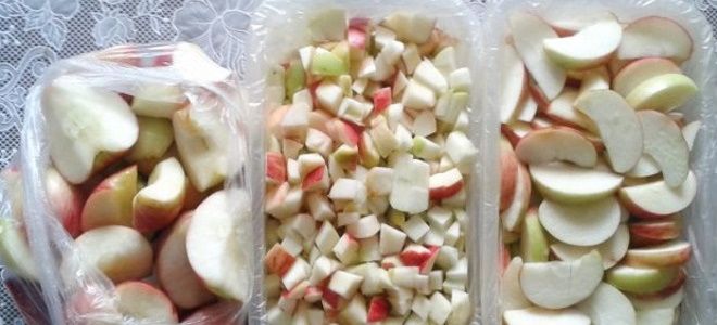 как заморозить яблоки на зиму