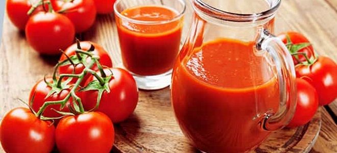 как сделать томатный сок густым