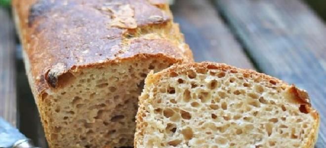 хлеб из цельнозерновой муки в хлебопечке