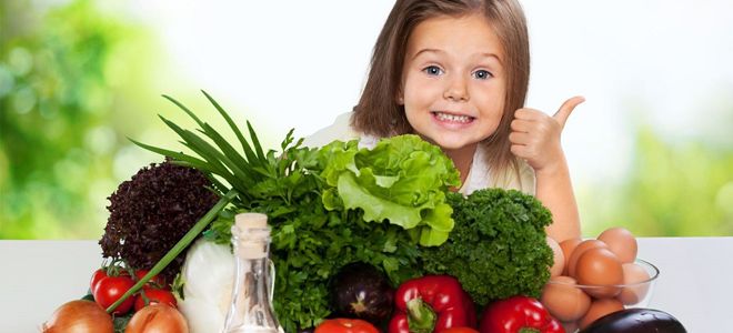 здоровое питание для детей