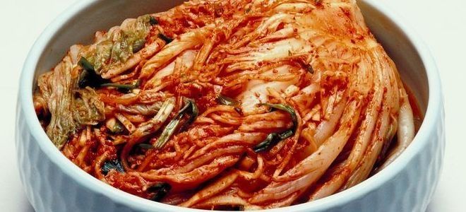 корейское блюдо кимчи