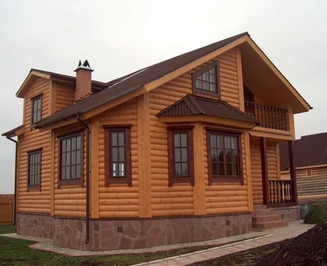 блок хаус для наружной отделки деревянного дома