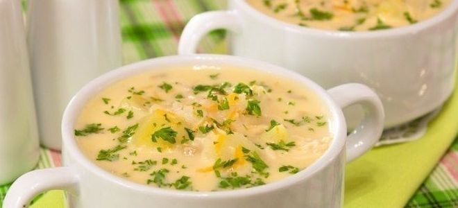 сырный суп по-французски