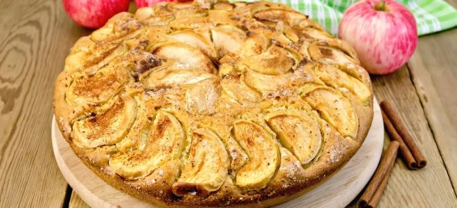 Яблочный пирог пошаговый рецепт