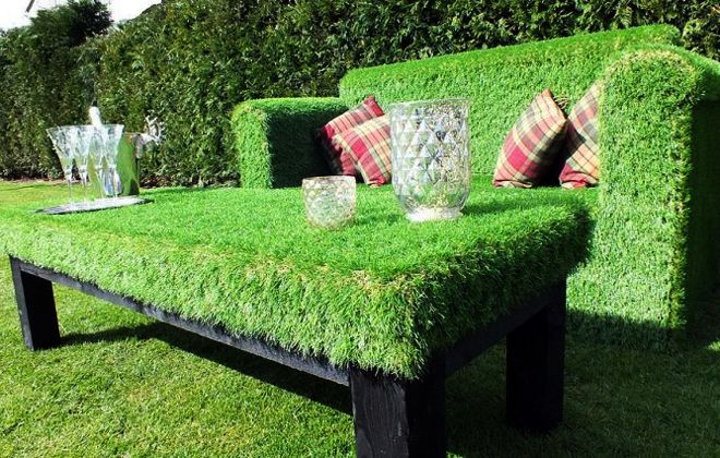 мебель из газона