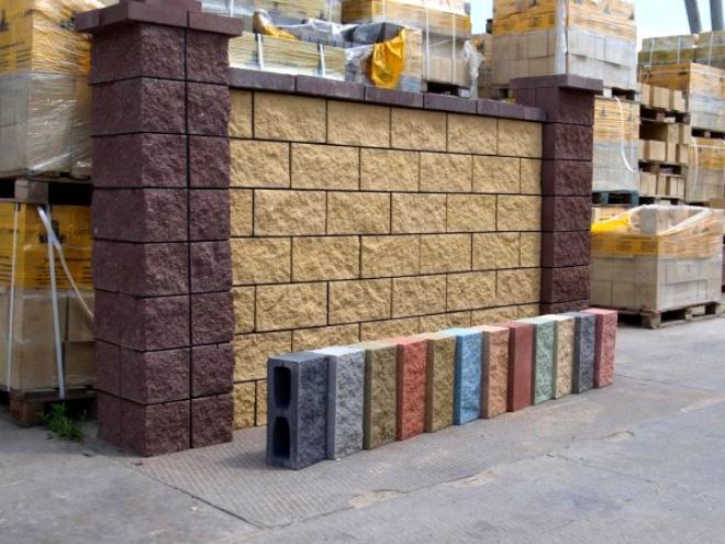 бетонные блоки для забора