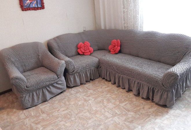 универсальный еврочехол на диван