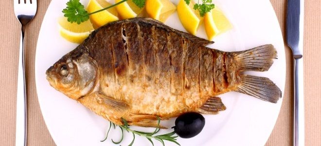 блюда из жареной рыбы