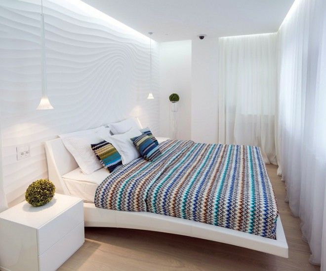 дизайн маленькой спальни текстиль