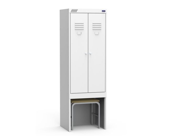 металлический модульный шкаф для одежды