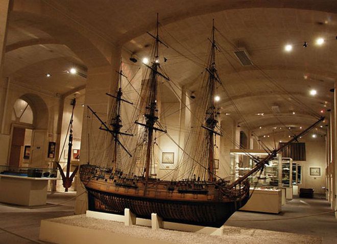 Экспонты в Морском музее