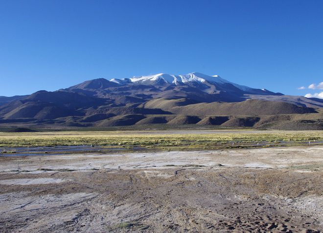 Национальный парк Вулкан Ислуга, расположенный с Андах