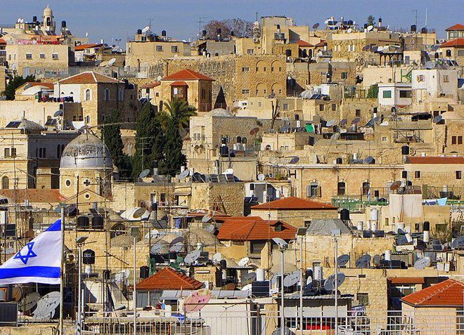 Старый город Иерусалима, включающий Еврейский квартал