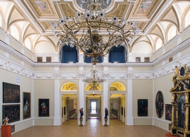 Выставочный зал в Национальной галерее Словении