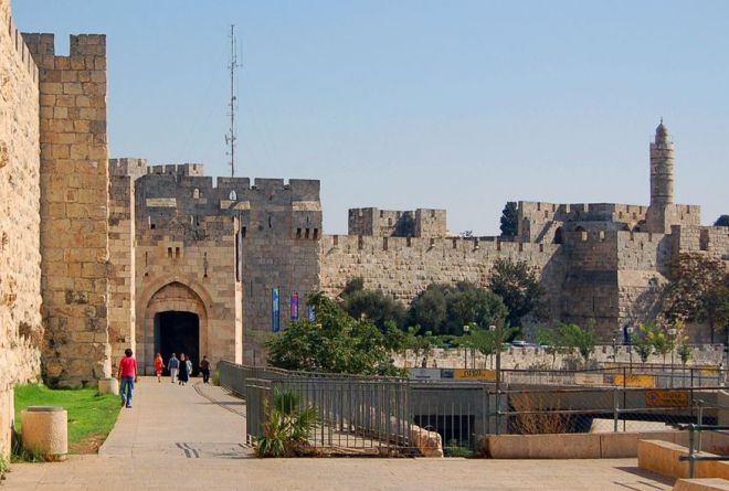 Яффские ворота одна из любимых достопримечательностей туристов