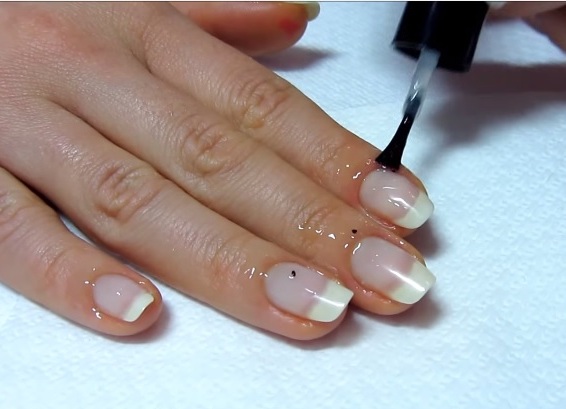 how to do unedged manicure 3