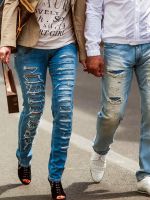 Как красиво порвать джинсы?