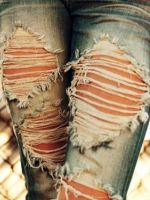 Как порвать джинсы красиво?