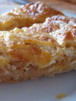 Луковый пирог – рецепт с плавленым сыром