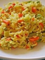 Как приготовить рис с овощами?