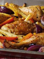 Курица с овощами - рецепт