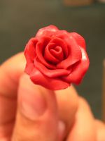 Розы из полимерной глины