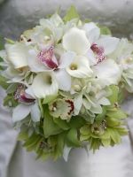 Свадебный букет из орхидей 