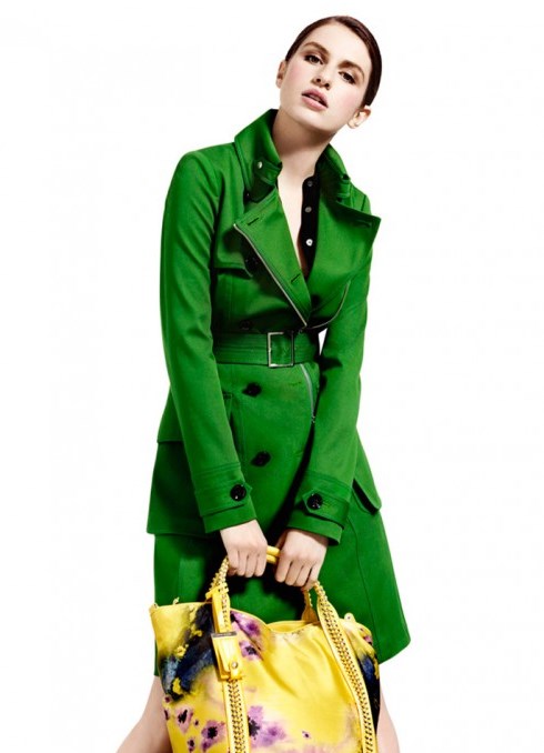 Зеленое Пальто С Чем Носить Фото