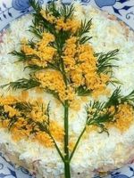 Салат «Мимоза» – рецепт с сыром