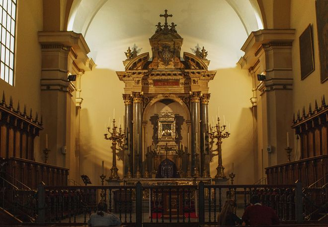 Алтарь в кафедральном соборе Боготы