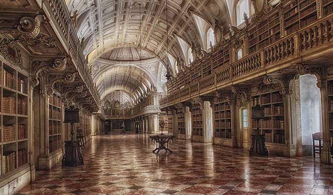 Библиотека во дворце Мафра