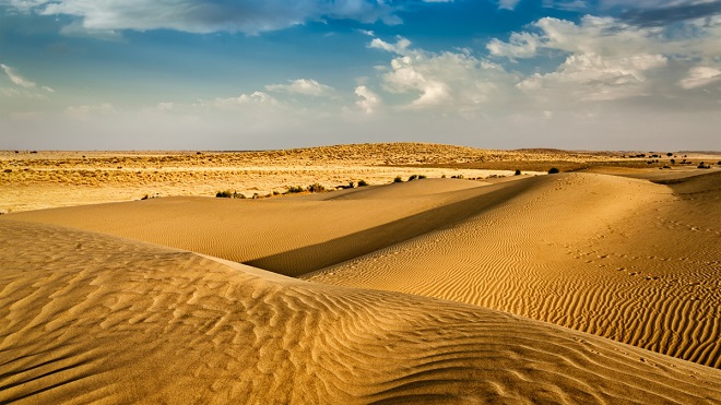 Дюны пустыни Тар