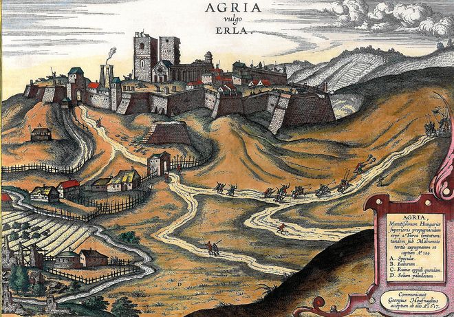 Эгерская крепость в 1617 г.