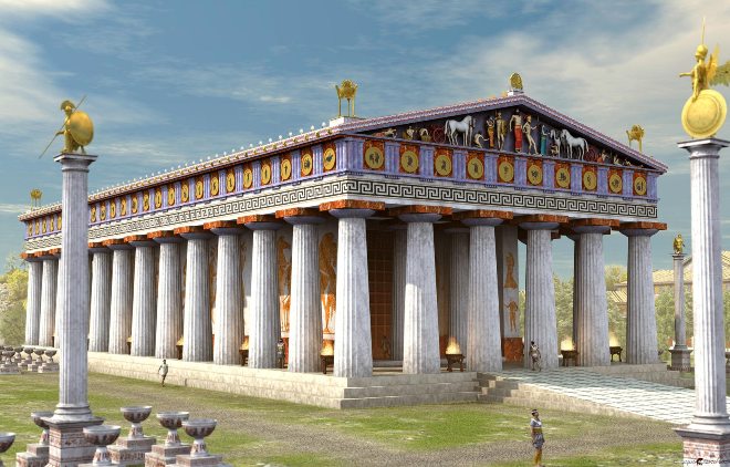Храм Зевса реконструкция