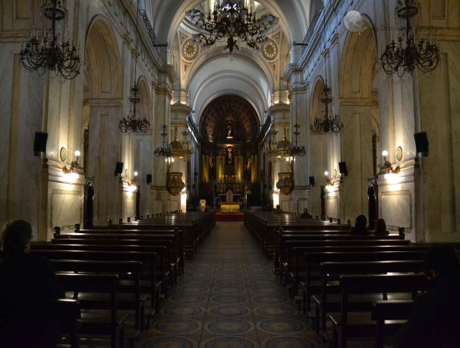 Интерьер Кафедрального собора Монтевидео