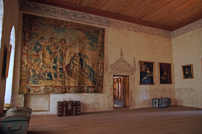 Интерьер замка Кальмар