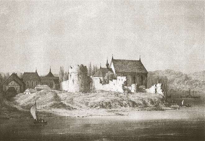 Историческое фото - замок в конце XIX в.