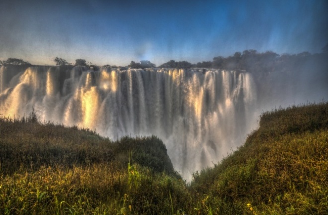 История открытия водопада