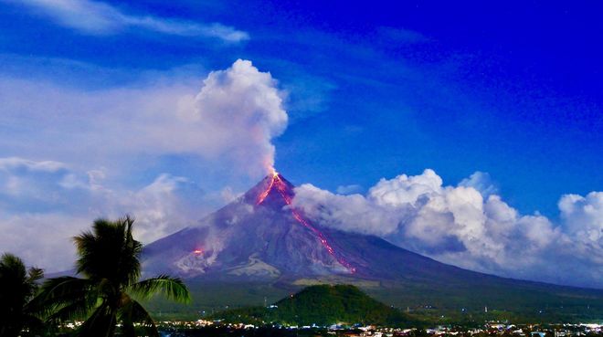 Извержение вулкана Пинатубо в 1991 г.