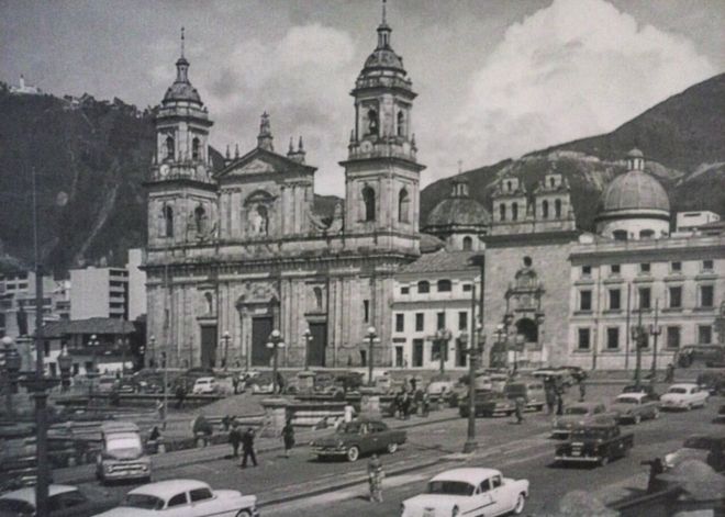 Кафедральный собор Боготы в 50-е годы XX века