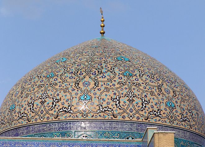 Купол мечети Шейха Лютфаллы