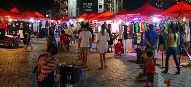 Ночной рынок Меконг